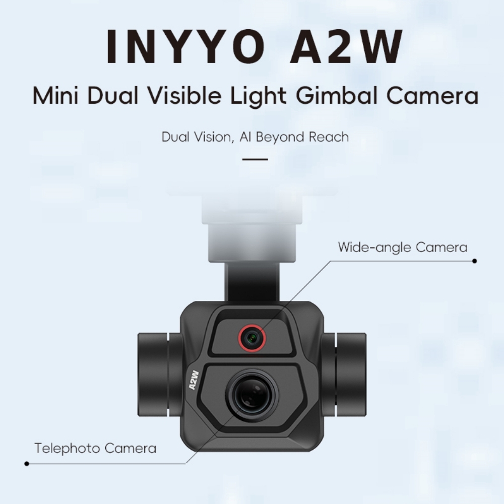 Drone Camera Vlog - NCZOBOE Fotocamera Gimbal 5MP con Zoom