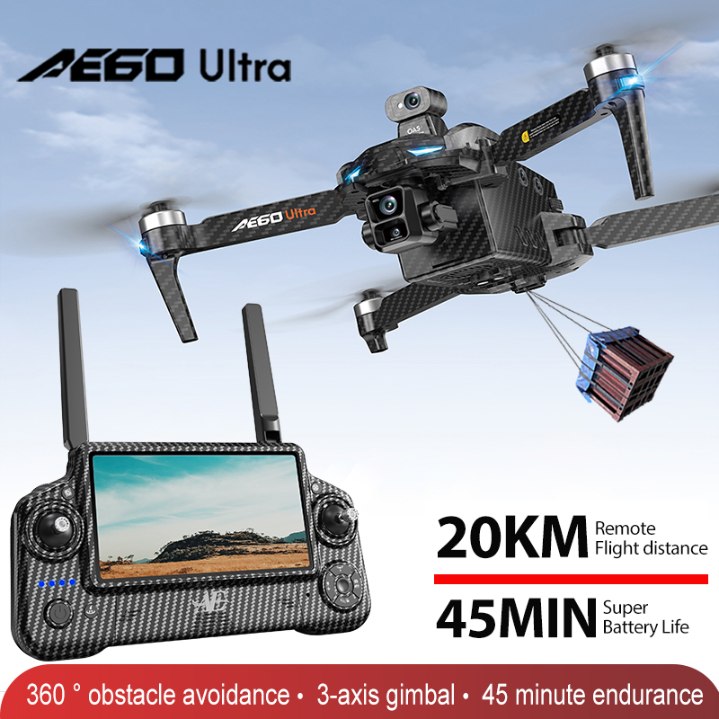 Drone Camera 4K - AE60 GPS Drone Professionale 8K Fotocamera
