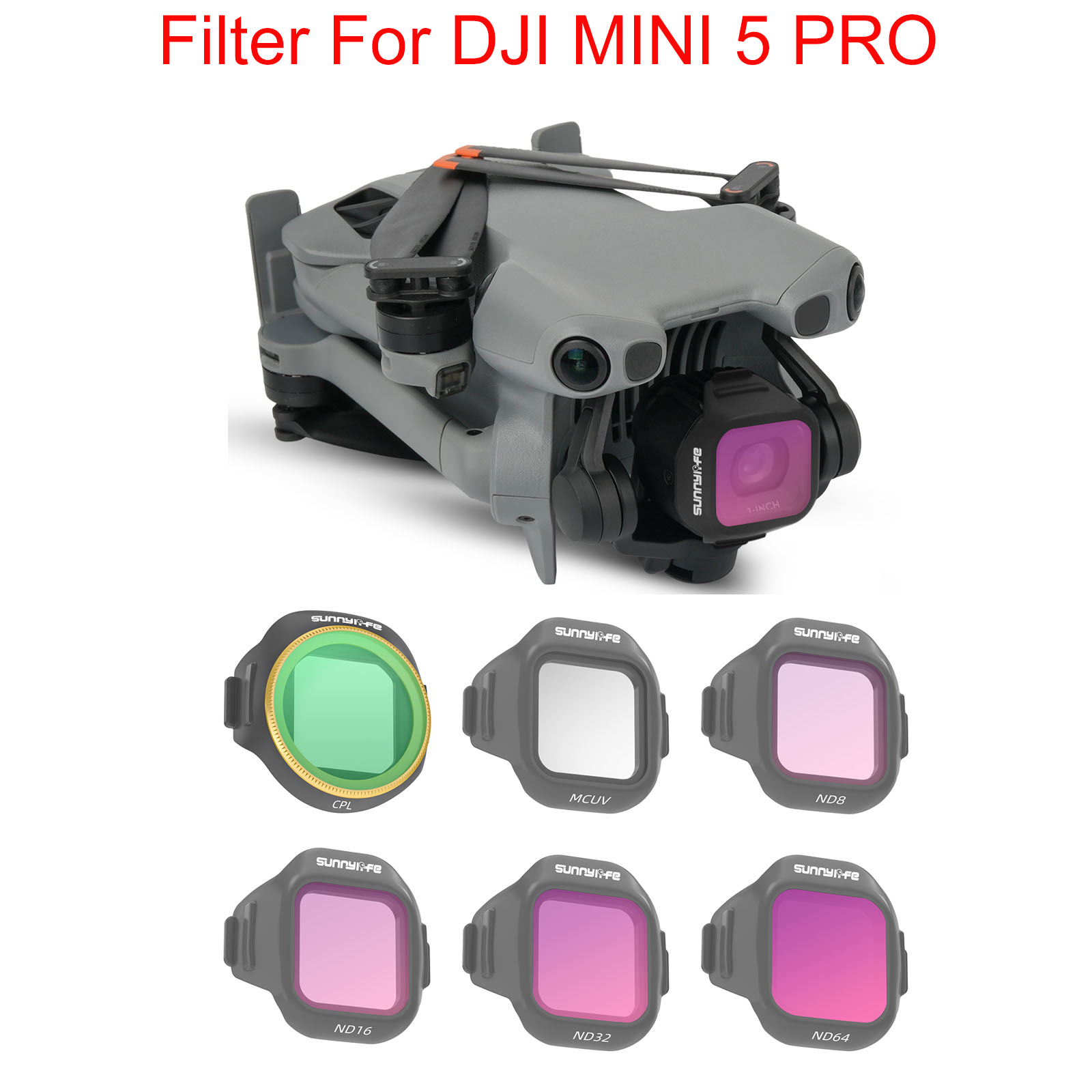 Drone Camera Filter - Filtro Drone Per DJI Mini 5