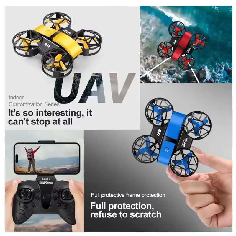 Drone Camera Wide Angle - Mini Drone D12 con Telecamera 4K