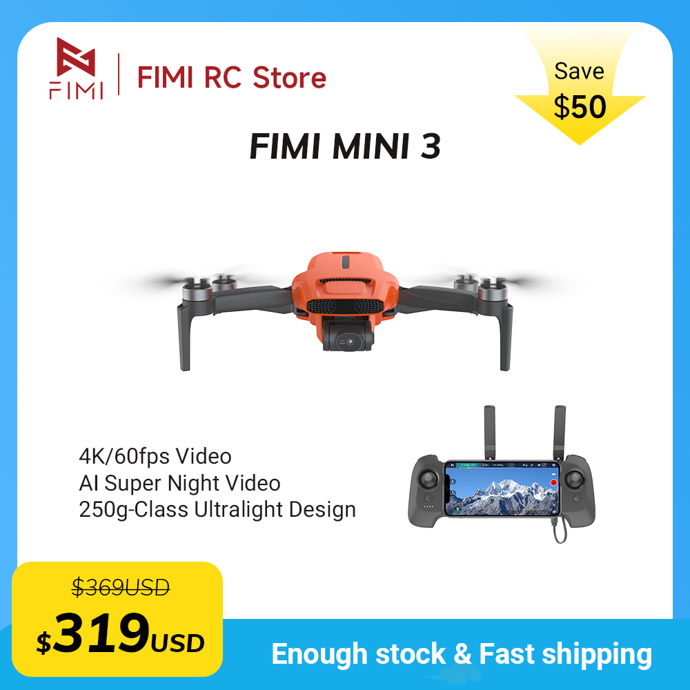 Drone Camera With Gimbal - FIMI MINI 3 Drone con Telecamera