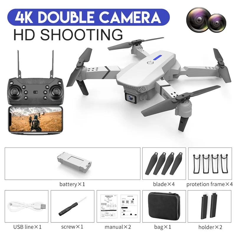 Il drone pieghevole intelligen - Drone Camera 4K recensione e prezzo