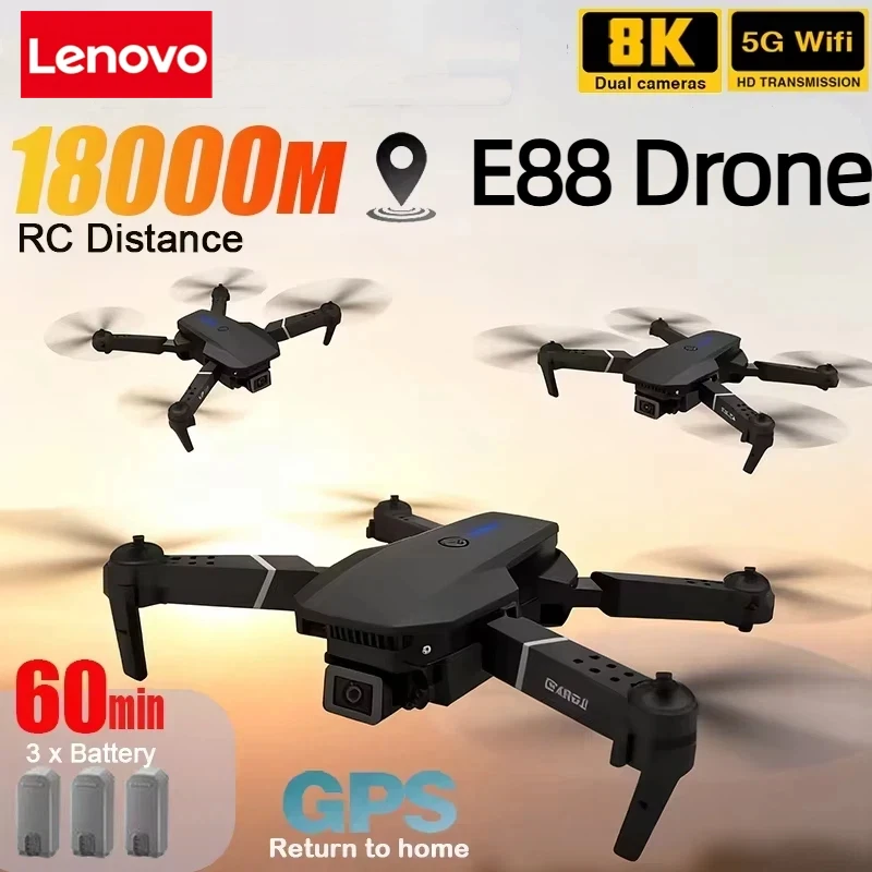 Lenovo Nuovo E88 Pro WIFI FPV  - Drone Camera Wide Angle recensione e prezzo